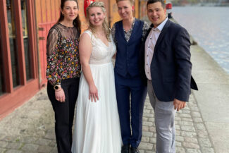 Hochzeit in Lübeck im Schuppen 9 mit Celine & Franzi